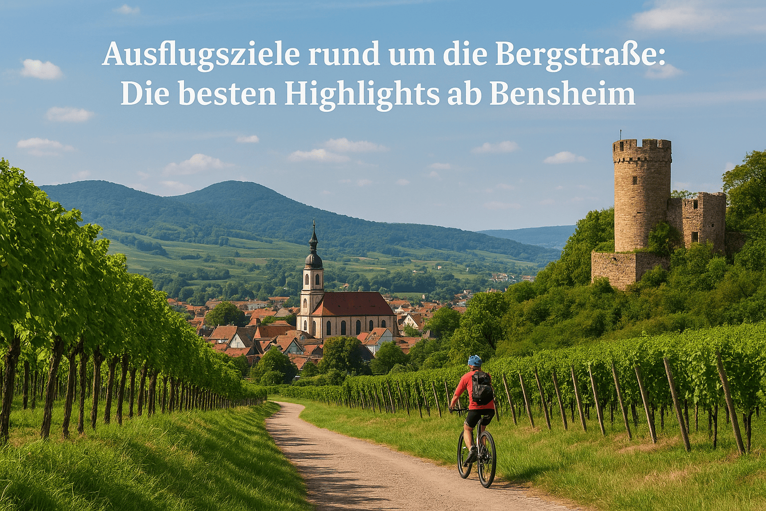 Entdecke die schönsten Ausflugsziele Bergstraße – Natur, Kultur & Aktivitäten für jeden Geschmack.