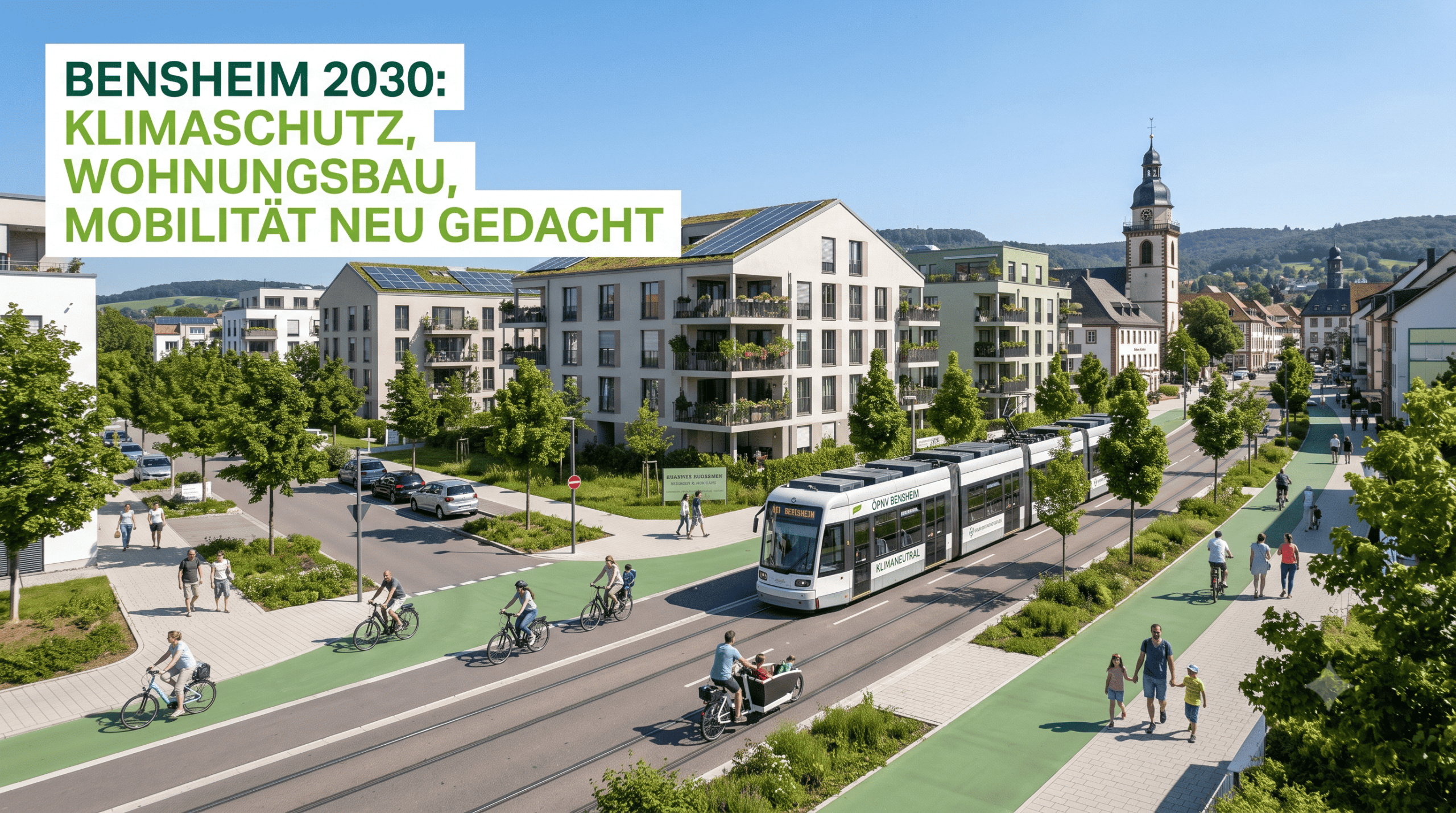 Bensheim 2030: Klimaschutz, Wohnungsbau und Mobilität im Wandel