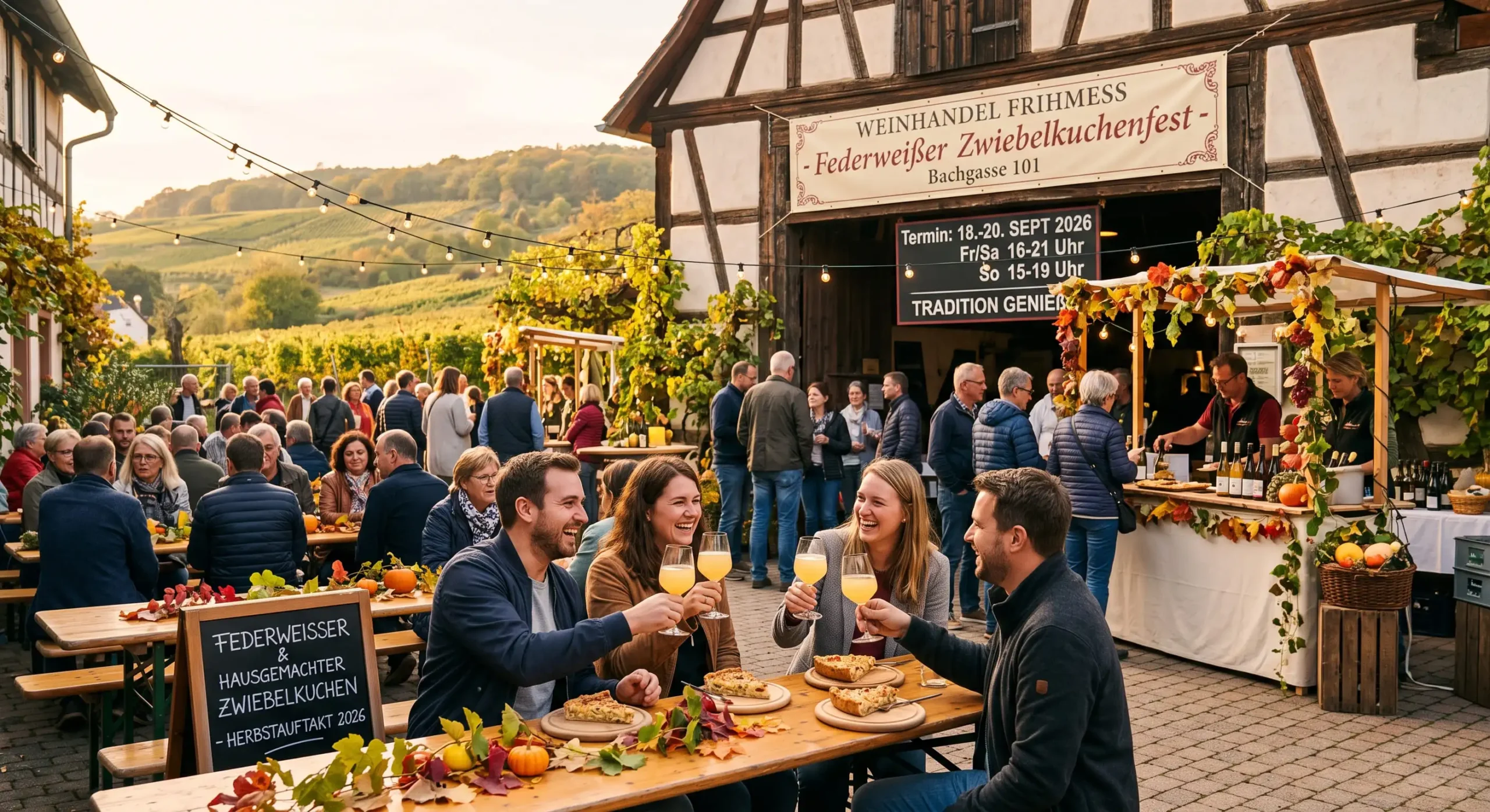 Federweißer Zwiebelkuchenfest Bensheim