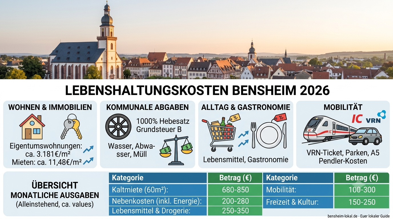 Lebenshaltungskosten Bensheim 2026