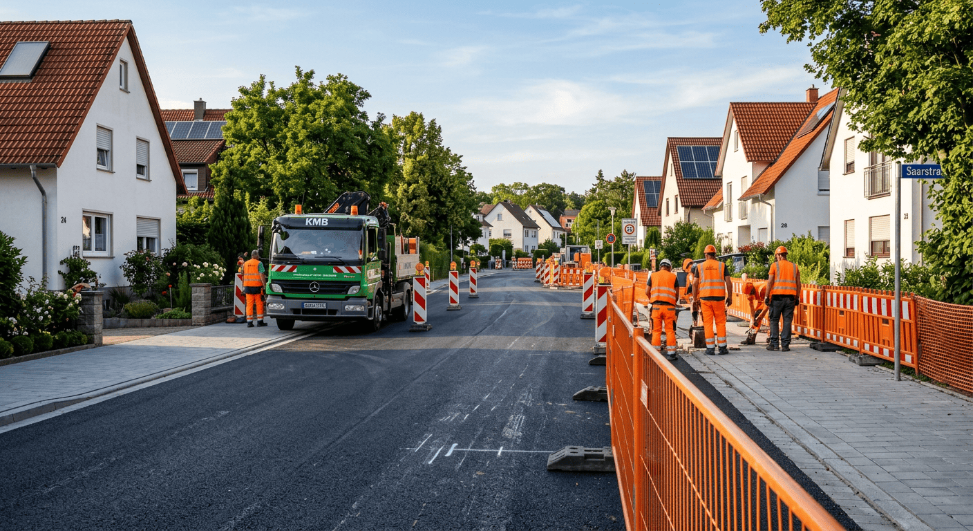 Saarstraße-Sanierung in Bensheim